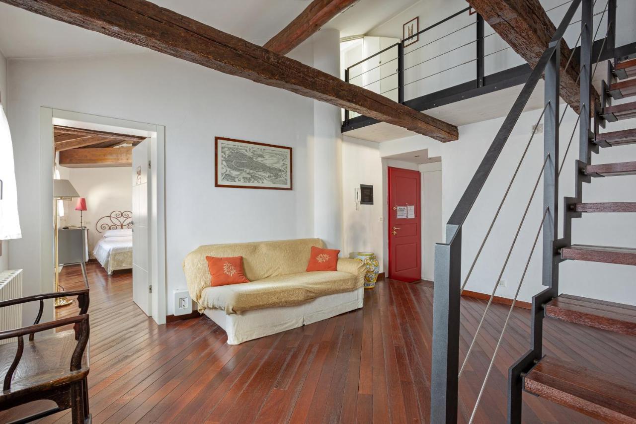 Rialto Canal View Apartment Venedig Exteriör bild